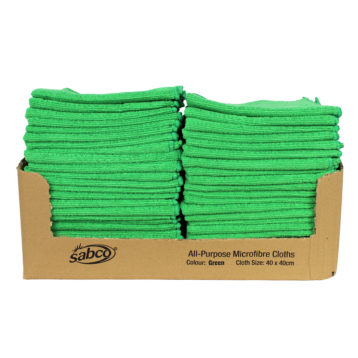 All Purpose Microfibre Cloths SRT 50PK Sabco Professional