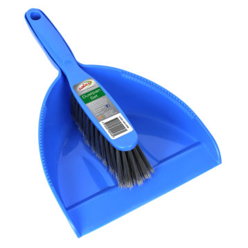 Dustpan Set Brush & Pan Blue