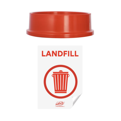 Lid & Sticker for waste management and recycling