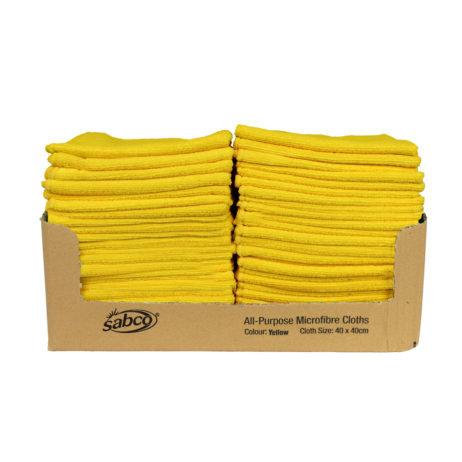 All Purpose Microfibre Cloths Yellow