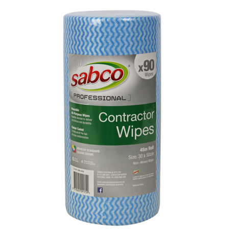 Contractor Wipes 90 Wipe Roll Blue
