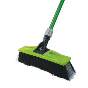 Extra Strong Bristles Broom With Handle-0