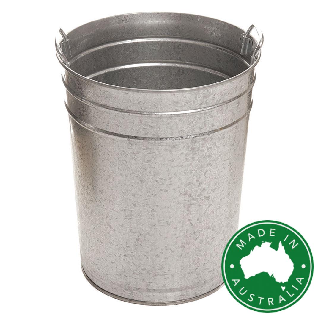 55L Galvanised Civic Bin-0