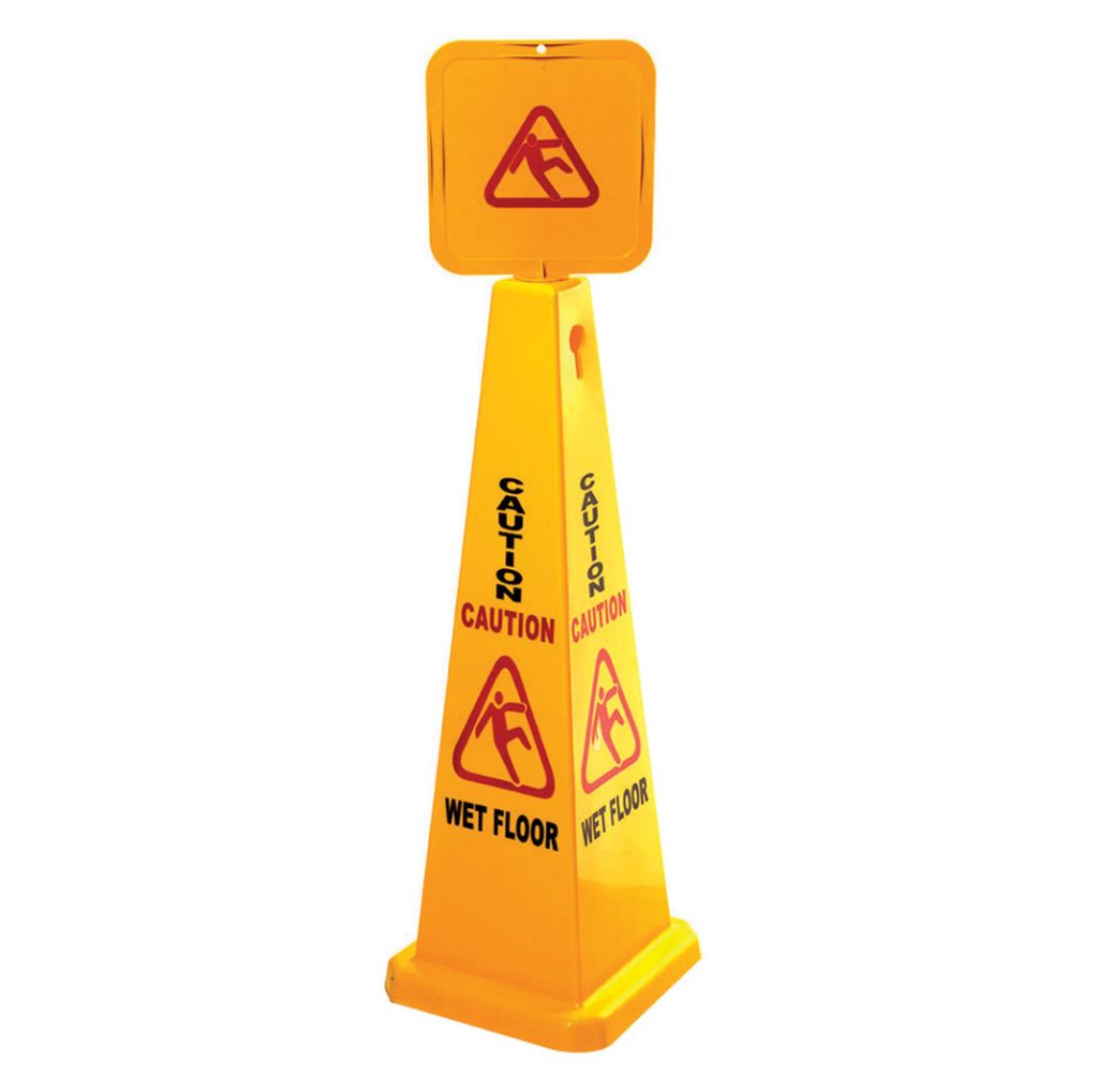 Caution Wet Floor Cone - Sabco Professional